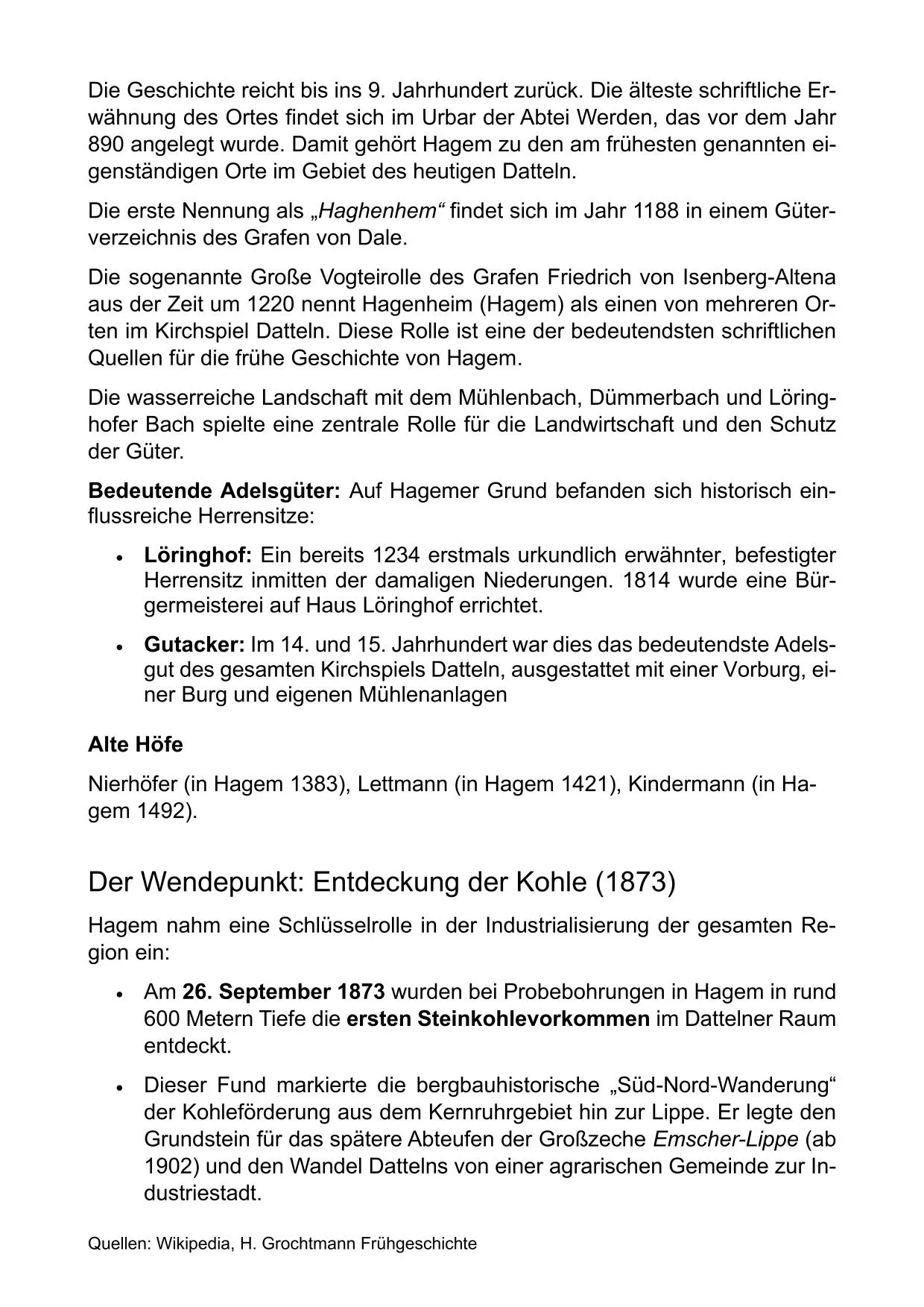 Hagemer Geschichte Seite 2