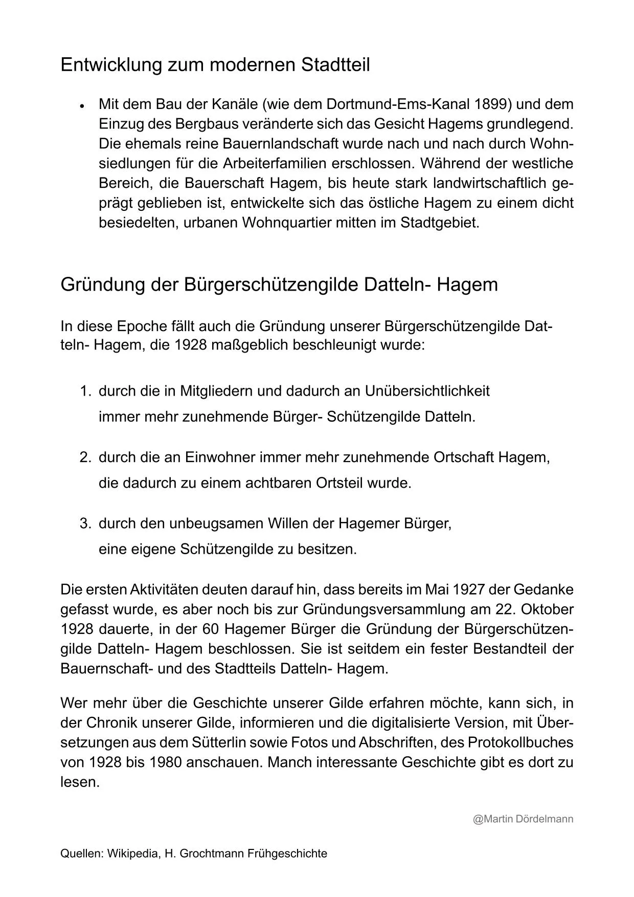 Hagemer Geschichte Seite 2